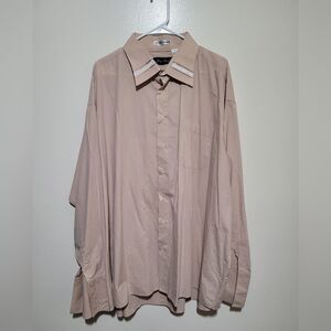 Bruno Conte Single Needle Mens Long Sleeve Button Up Shirt